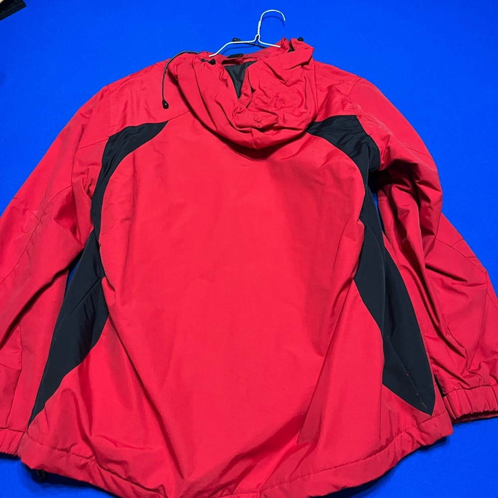 Port Authority Red Jacket with Black Trim